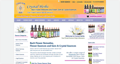 Desktop Screenshot of crystalherbs.com