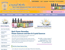 Tablet Screenshot of crystalherbs.com